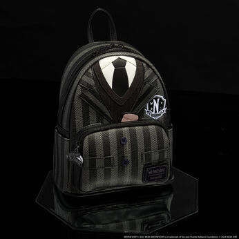 Limited Edition Wednesday Nevermore Academy Uniform Cosplay Mini Backpack, Image 2